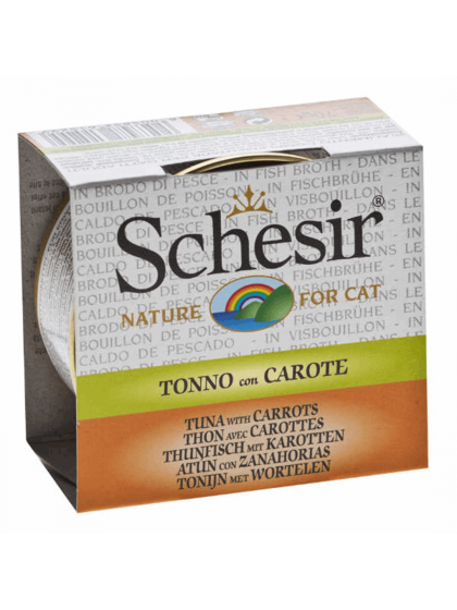 Schesir Cat Broth Τόνος Με Καρότα 70g